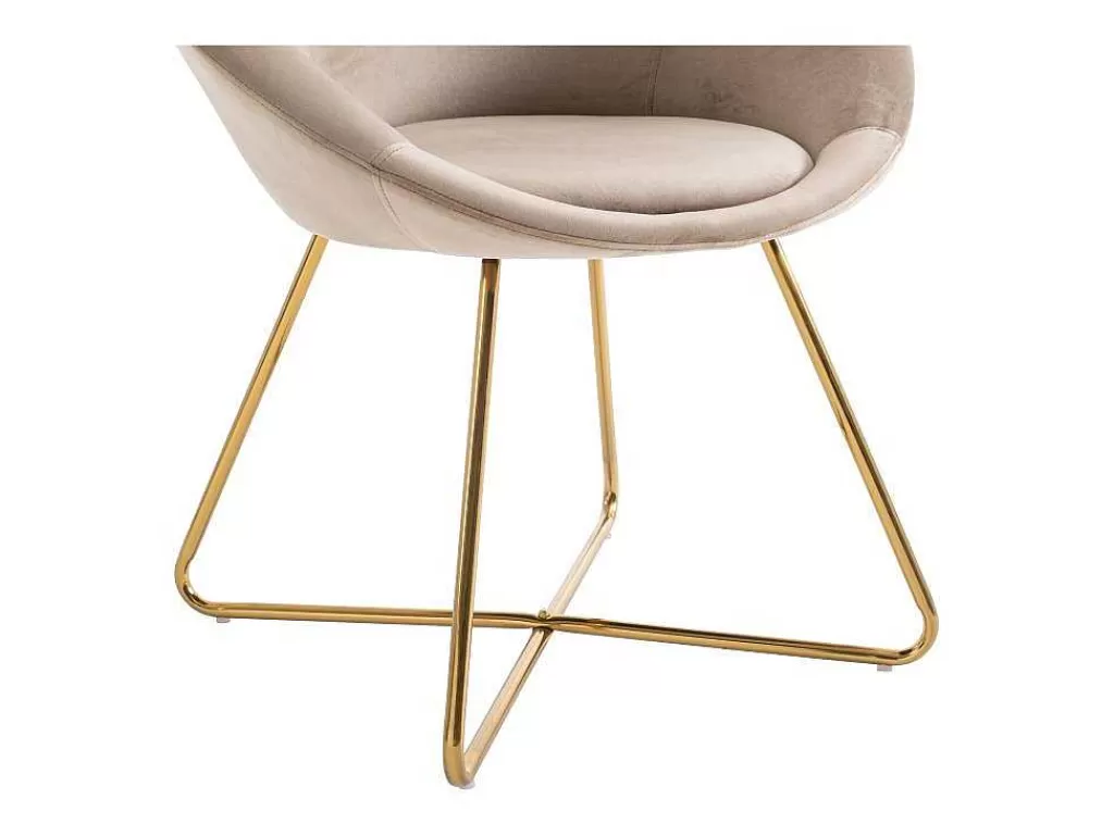cadeira_em_veludo_e_metal_dourado_cor_bege__burban_6.webp Cadeira*Vente-unique Cadeira Em Veludo E Metal Dourado, Cor Bege - Burban