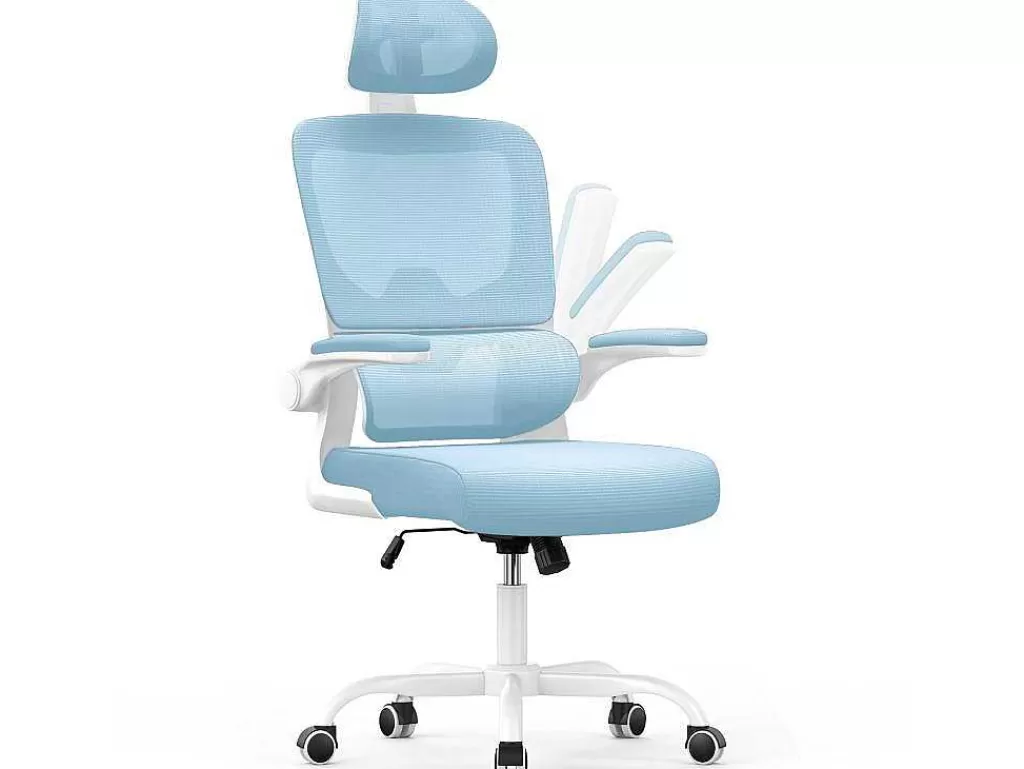 Cadeira De Escritório*Vente-unique Cadeira Giratoria Para Computador Com Funcao De Baloico Cadeira Executiva Para Escritório Em Casa