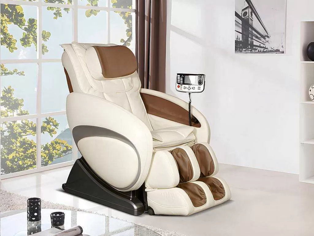 Promoções Sofás & Poltronas*Vente-unique Cadeirão De Massagem Moon - Sistema Gravidade Zero - Bege