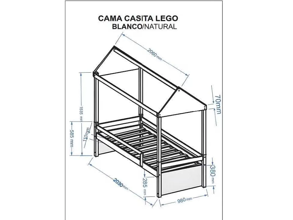 Cama De Criança*Venprodin Cama Casa Infantil Para Meninos E Meninas.