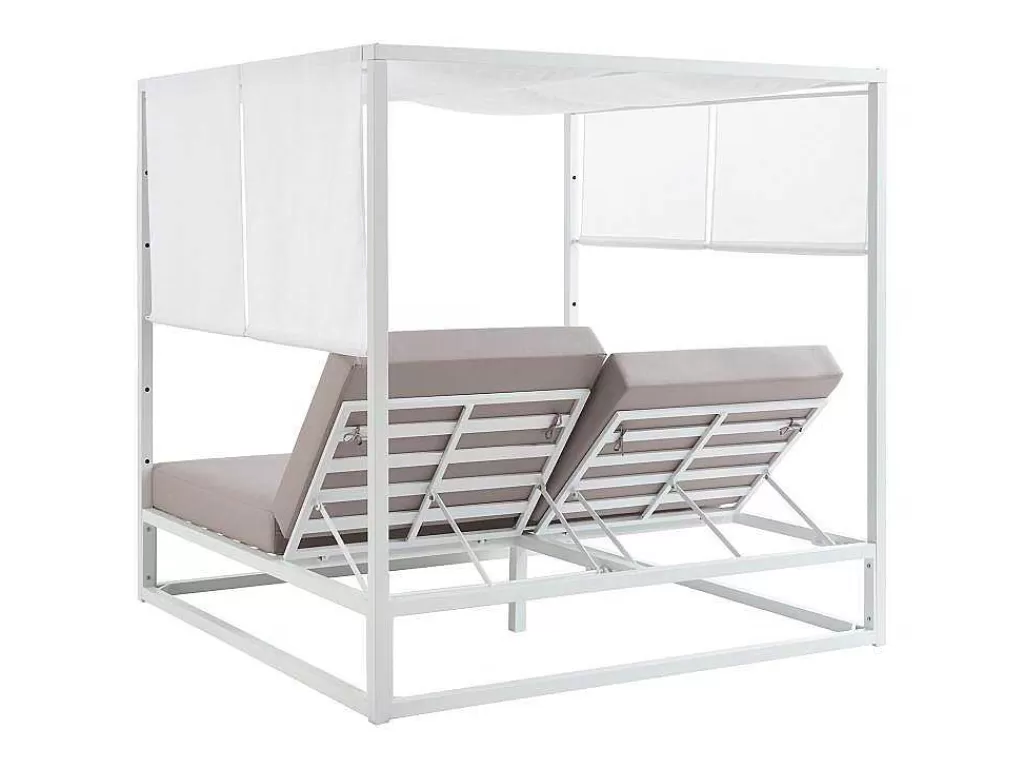 cama_de_jardim_com_dossel_aluminio_branco_e_cinza__livadis_de_mylia_4.webp Espreguiçadeira*MYLIA Cama De Jardim Com Dossel Aluminio Branco E Cinza - Livadis De