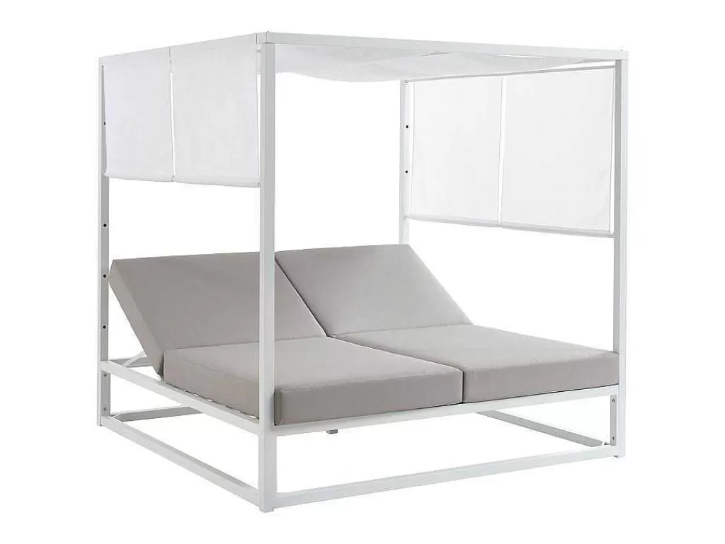 cama_de_jardim_com_dossel_aluminio_branco_e_cinza__livadis_de_mylia_6.webp Espreguiçadeira*MYLIA Cama De Jardim Com Dossel Aluminio Branco E Cinza - Livadis De