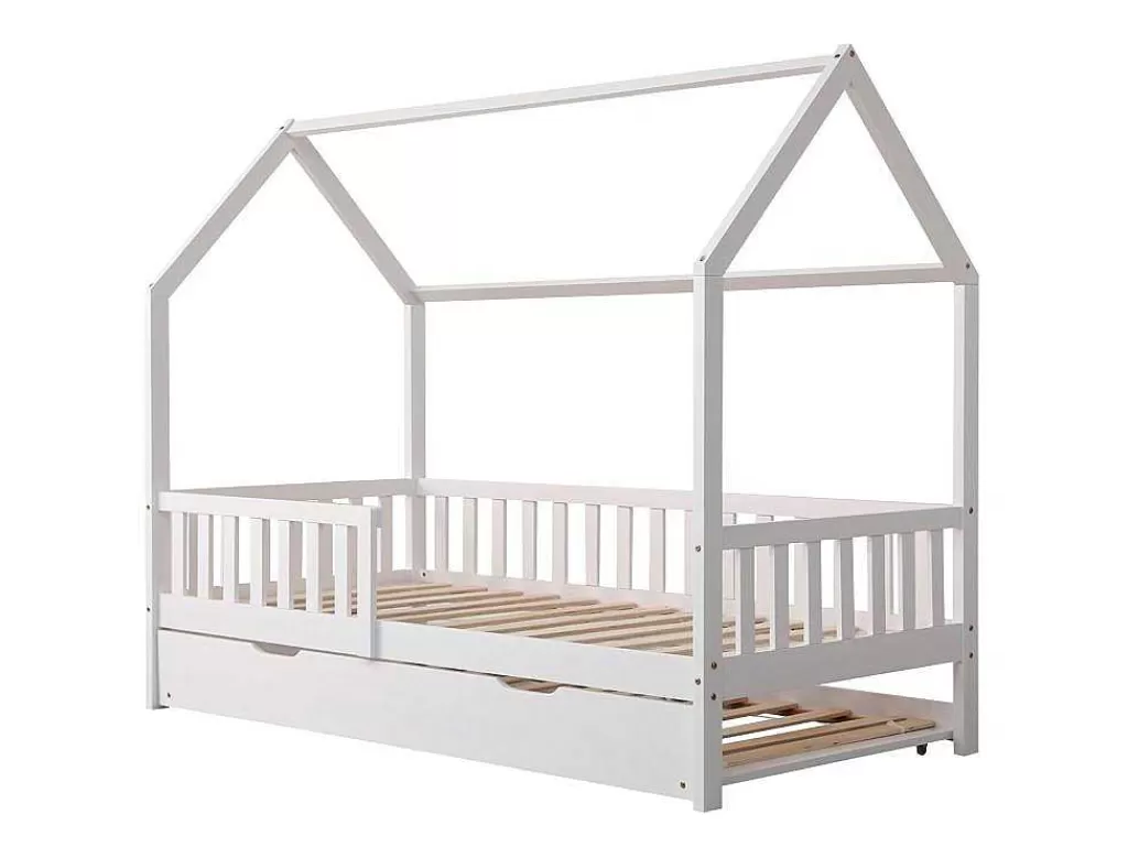 Cama De Criança*Happy Garden Cama De Nidificacao Para Crianças 190X90Cm Branco Marceau