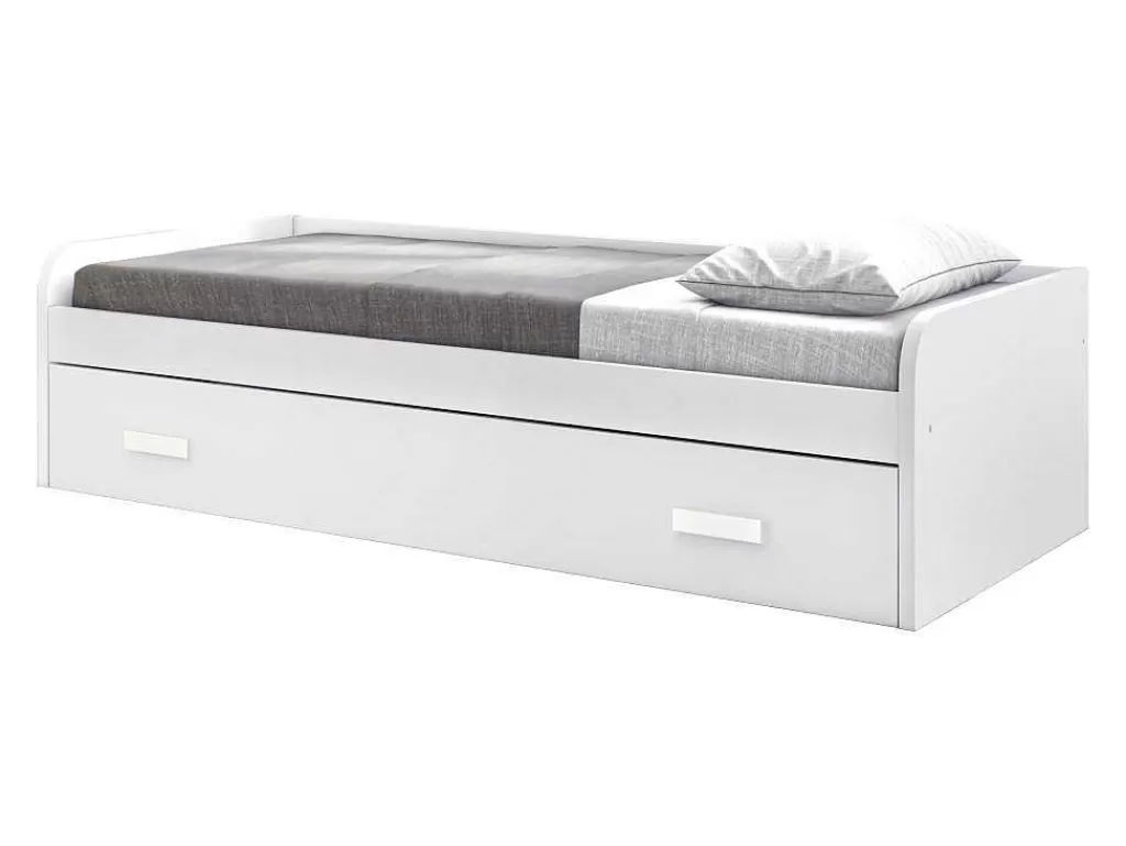 Cama De Adulto*Venprodin Cama Gaveta - 105 Cm 54X190X113Cm - Branca