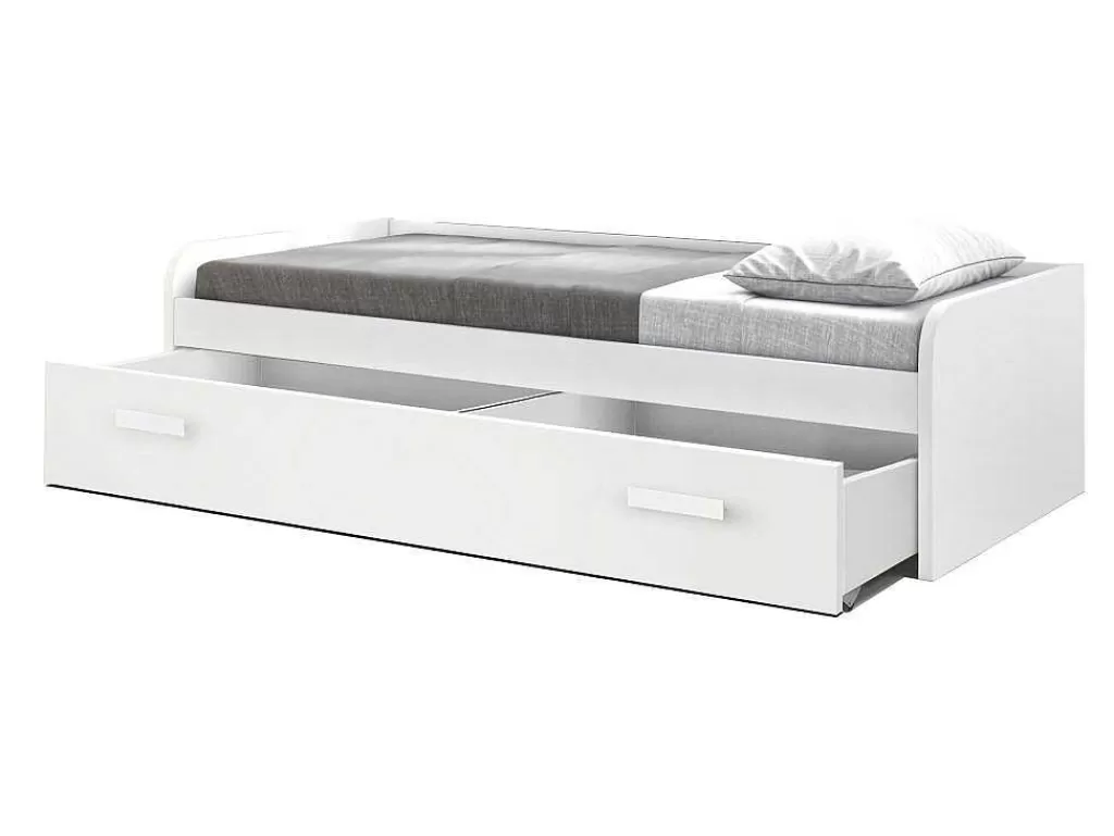 Cama De Adulto*Venprodin Cama Gaveta - 105 Cm 54X190X113Cm - Branca