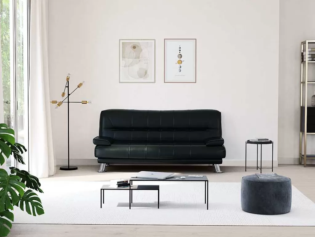 Candeeiro De Pe*OZAIA Candeeiro Com Multiplas Lampadas Estilo Industrial Klepton - Metal - 49,5 X 28,5 X 146,5 Cm - Preto E Dourado