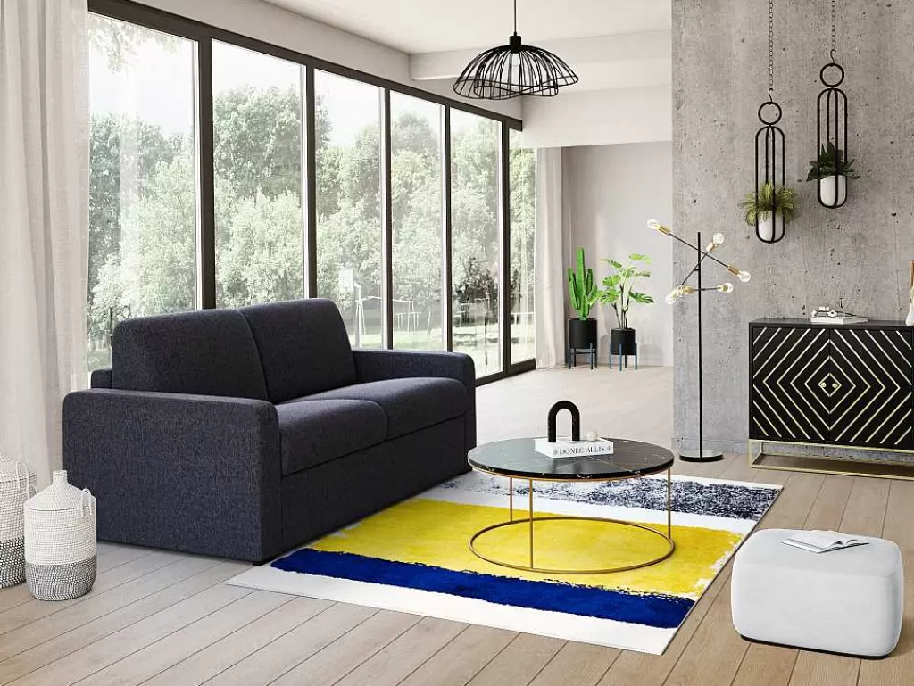 Candeeiro De Pe*OZAIA Candeeiro Com Multiplas Lampadas Estilo Industrial Klepton - Metal - 49,5 X 28,5 X 146,5 Cm - Preto E Dourado