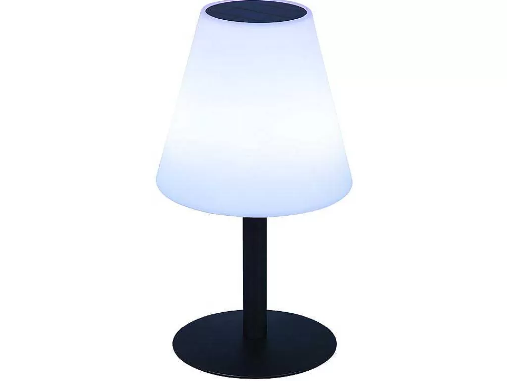 Iluminação De Exterior*SOLARGEO Candeeiro De Mesa De Exterior Com Leds - Metal - A. 36 Cm - Cores Variaveis - Edison