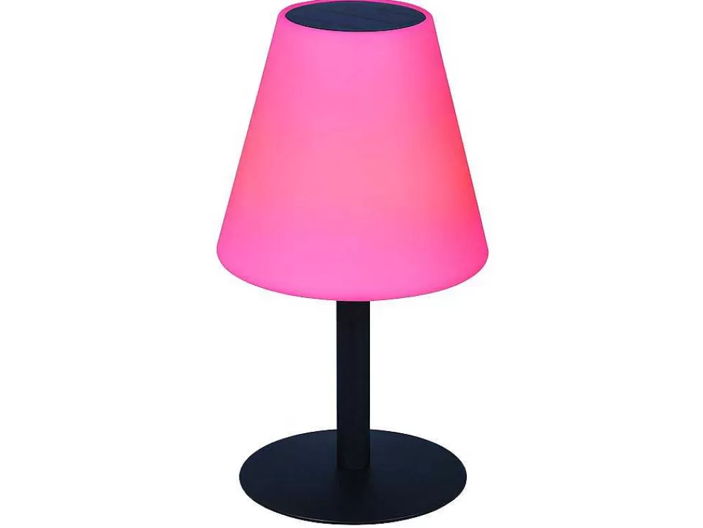 Iluminação De Exterior*SOLARGEO Candeeiro De Mesa De Exterior Com Leds - Metal - A. 36 Cm - Cores Variaveis - Edison