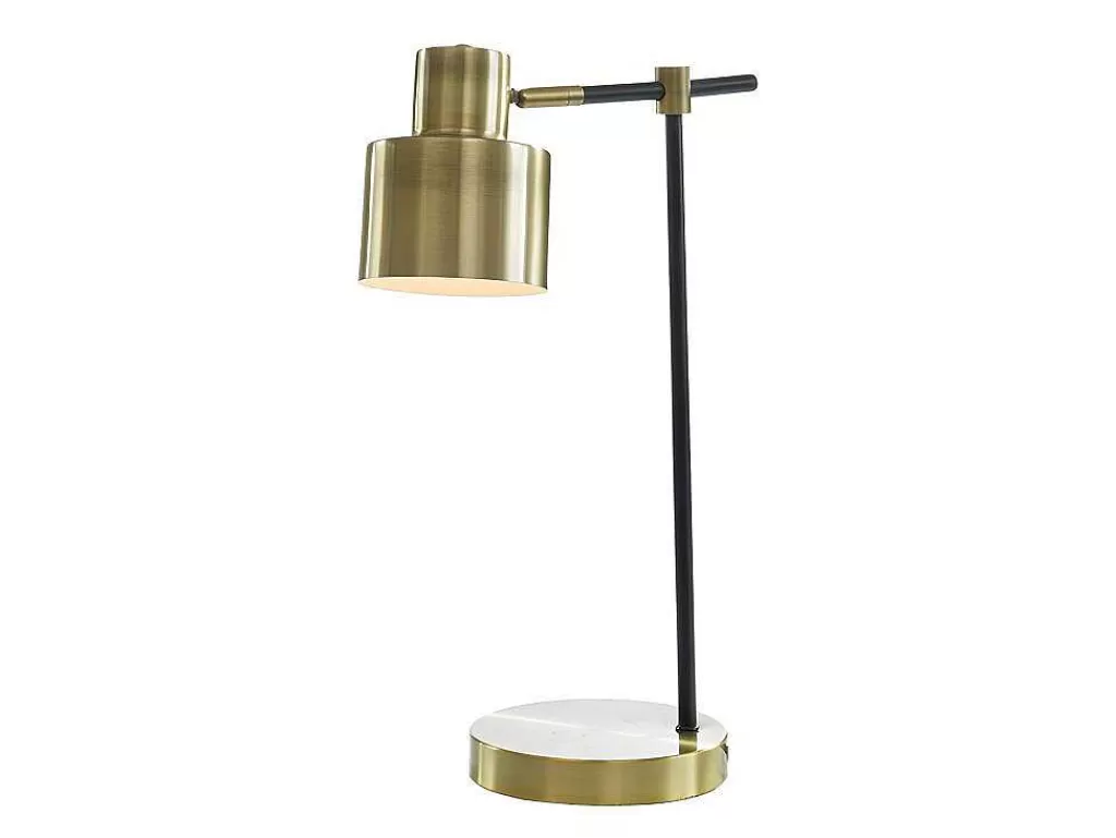 Candeeiro De Mesa*OZAIA Candeeiro De Mesa Estilo Vintage Anticaire - Ferro - 26X15X45 Cm - Dourado