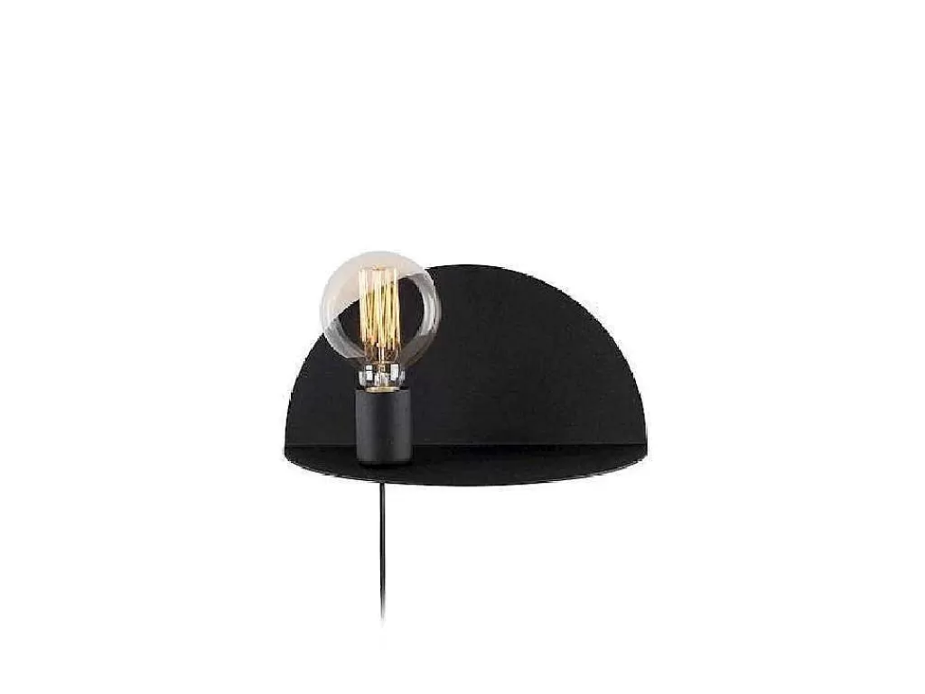 Candeeiro De Parede*EPIKASA Candeeiro De Parede Taranto, Preto, 30 X 15 X 15 Cm,