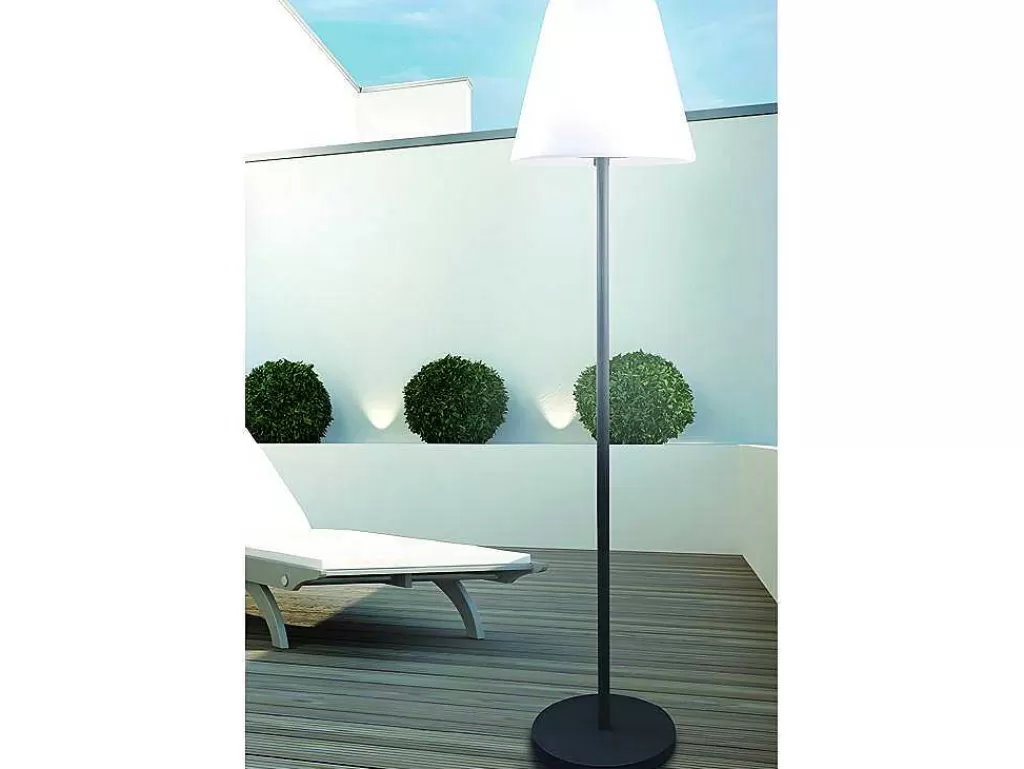 Iluminação De Exterior*SOLARGEO Candeeiro De Pe De Exterior Com Leds - Metal - A. 150 Cm - Cores Variaveis - Wiley