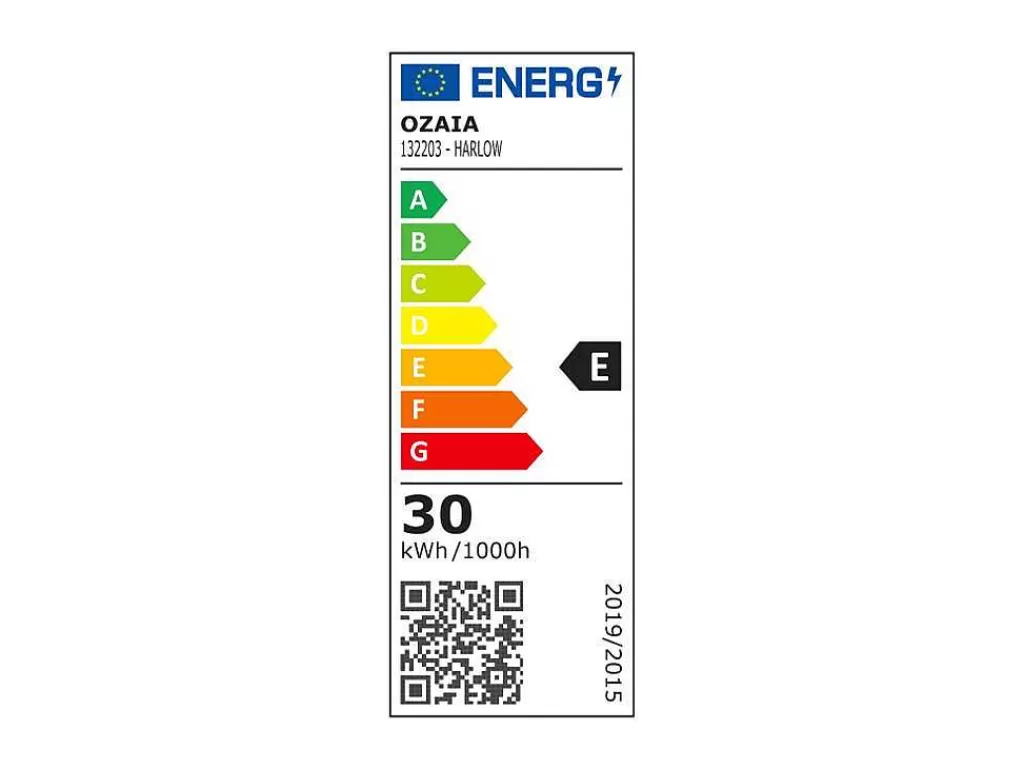 Luz De Teto*OZAIA Candeeiro De Teto Design Led Em Aluminio E Metal C104 X L42 Cm Preto - Harlow