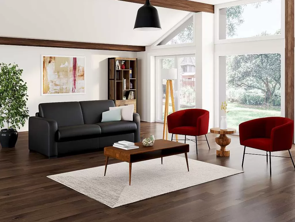 Promoções Decoração*OZAIA Candeeiro Tripe Em Madeira Natural E Abajur Em Linho Cor Branco De D.45 X A.152 Cm - Lorens