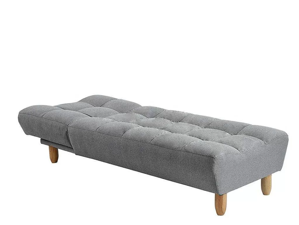 Chaise Longue*Vente-unique Chaise Longue Clic Clac Em Tecido Cinzento - Esteban