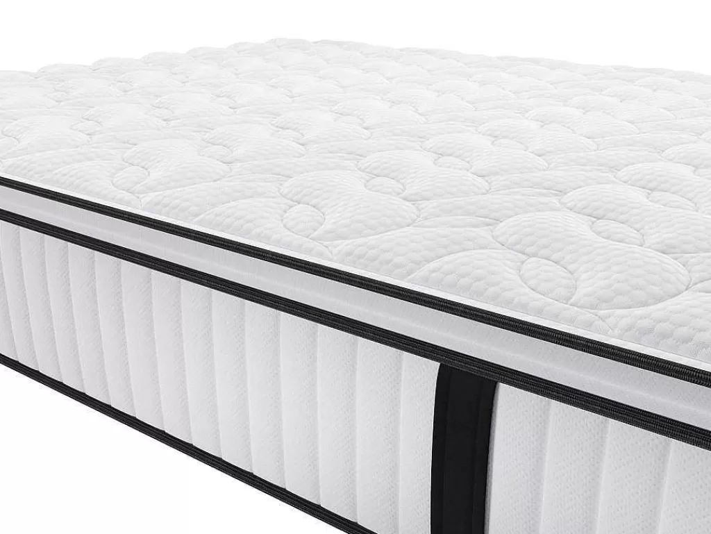 Colchão De 2 Lugares*DREAMEA HOTEL Colchão Anti-Fogo De Molas Ensacadas E Sobrecolchão Integrado Delice De - 180X200 Cm