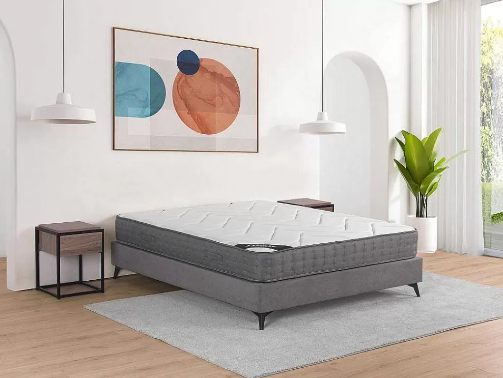 Colchão De 2 Lugares*Ysmée Colchão De Molas Ensacadas 5 Zonas Conforto Memória De Forma Babylone Da Dreamea Esp. 23 Cm - 140X190 Cm