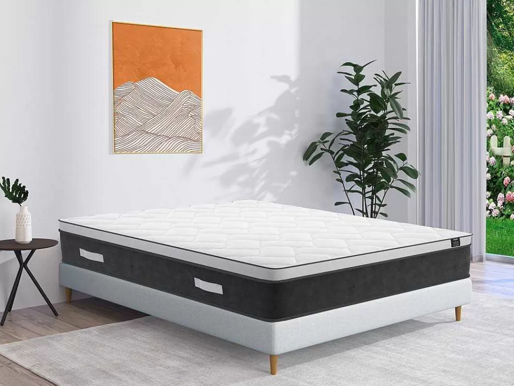 Colchão De 2 Lugares*Ysmée Colchão De Molas Ensacadas E Com Memória De Forma Astria Art Collection De Dreamea - 140 X 190 Cm