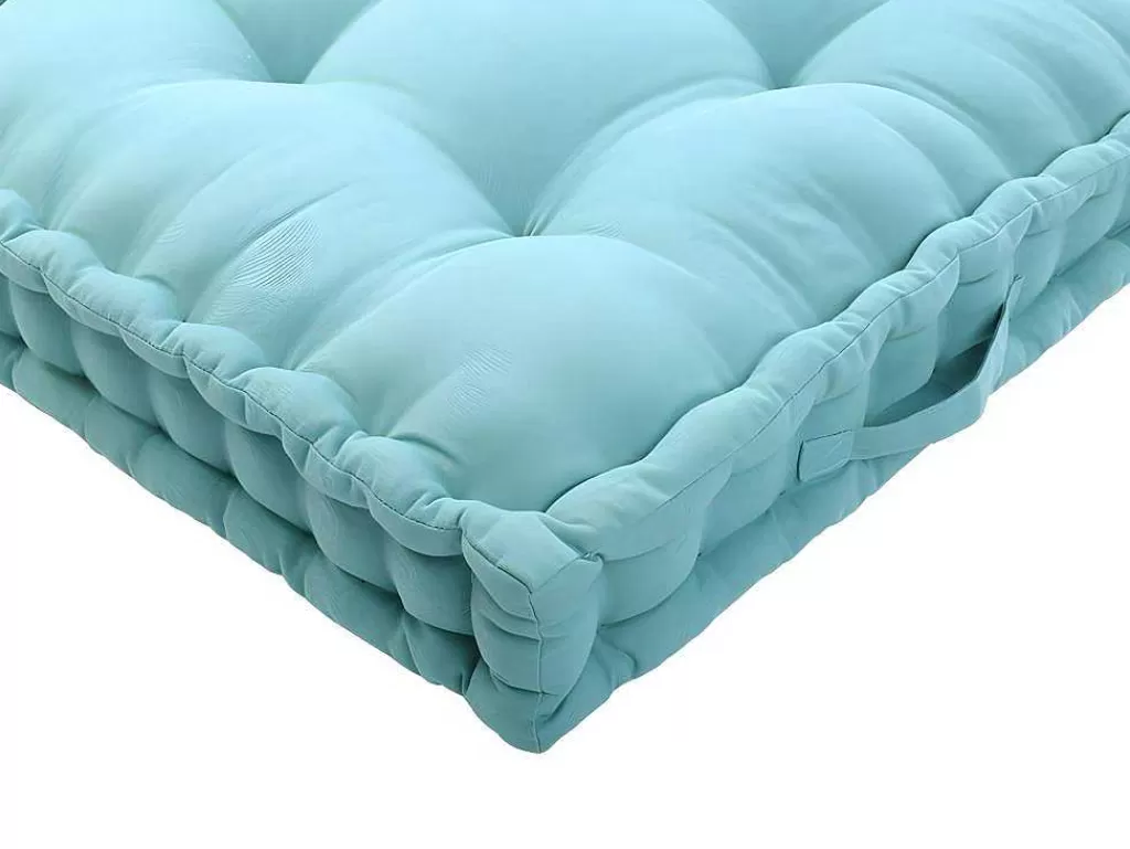 Têxtil De Casa*OZAIA Colchão Para Palete Em Algodao 120 X 60 X12 Cm Azul - Molia