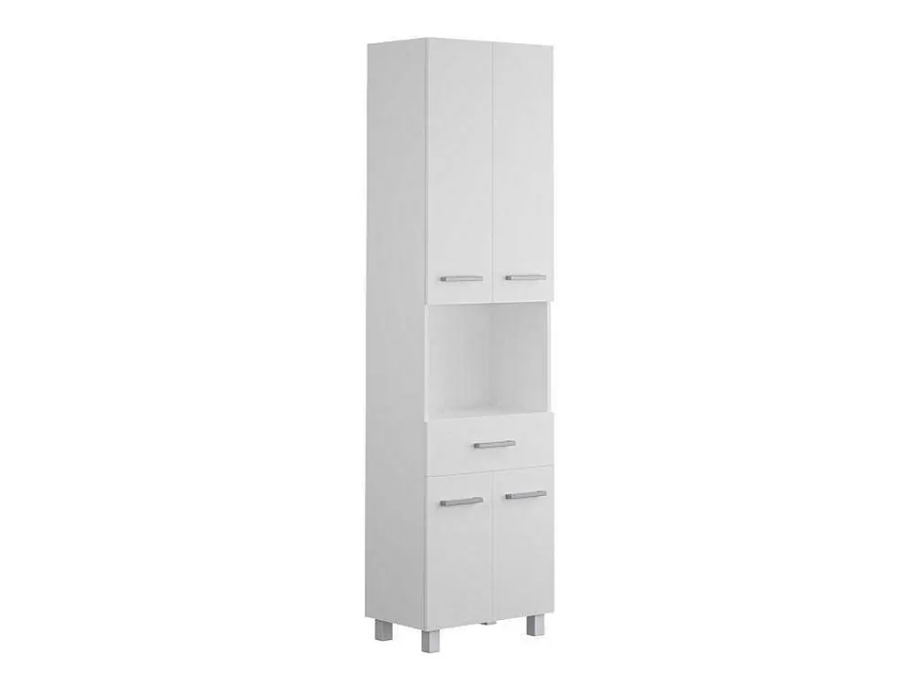 Coluna De Casa De Banho*Vente-unique Coluna De Casa De Banho Com Pe 180 Cm Branco - Minela