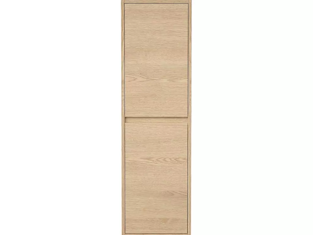 Coluna De Casa De Banho*Vente-unique Coluna De Casa De Banho, Folha De Carvalho, C30 X L35 X A120 Cm - Enosea