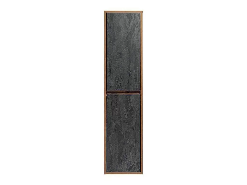Coluna De Casa De Banho*Vente-unique Coluna De Casa De Banho Suspensa Cor Natural E Antracite A170 Cm - Tikitiki