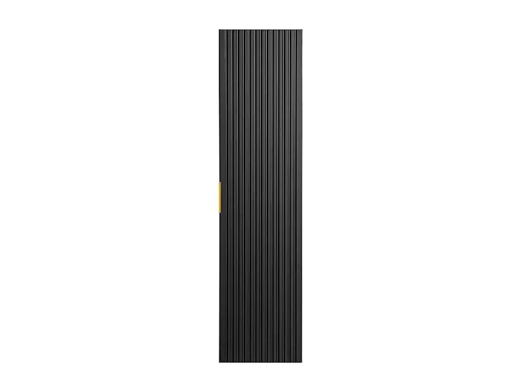 Coluna De Casa De Banho*Vente-unique Coluna De Casa De Banho Suspensa Estriada Preto A140 Cm - Zevara