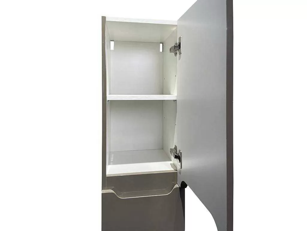 Coluna De Casa De Banho*Vente-unique Coluna De Casa De Banho Suspensa Taupe C30 X L30 X 120 Cm - Stefanie