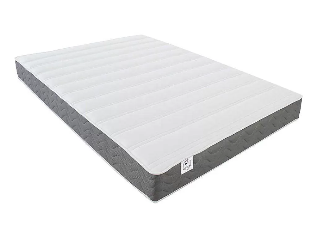 Conjunto Colchão E Sommier*DREAMEA Conjunto Artigos De Cama 160 X 200 Cm Sommier Com Espaco De Arrumação Branco + Colchão De Espuma Hd - Heaven Da