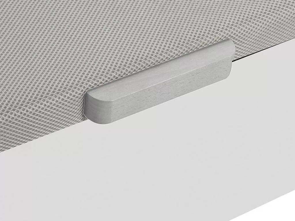 Conjunto Colchão E Sommier*DREAMEA Conjunto Artigos De Cama 160 X 200 Cm Sommier Com Espaco De Arrumação Branco + Colchão De Espuma Hd - Heaven Da