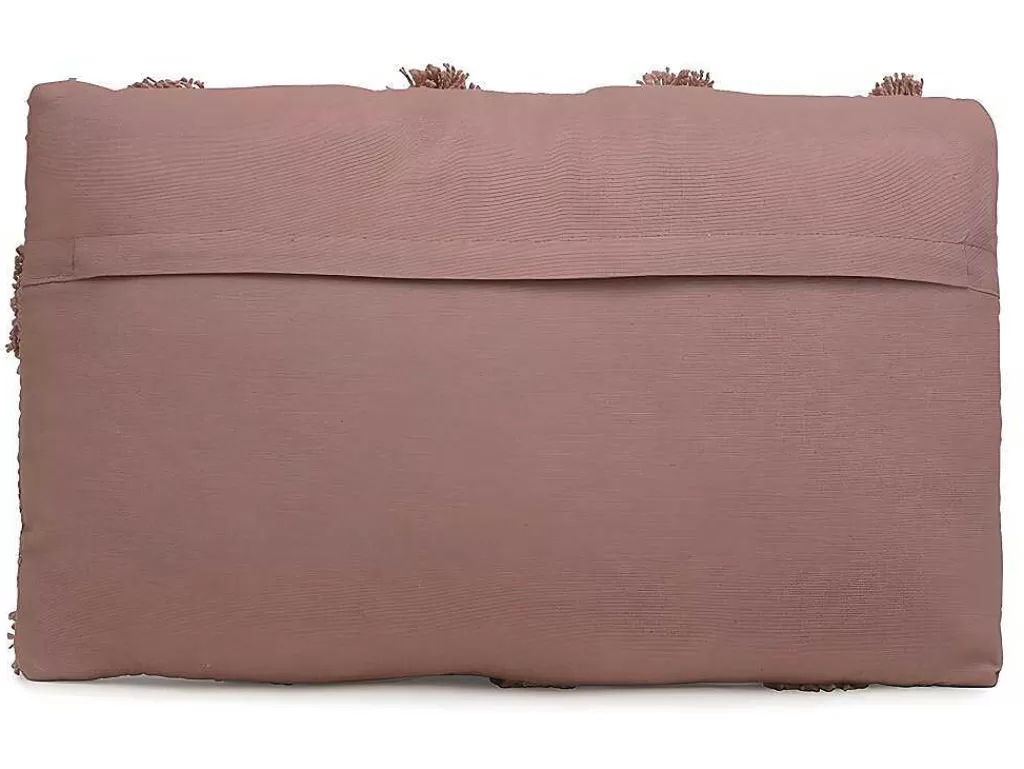 Têxtil De Casa*OZAIA Conjunto De 2 Almofadas 100% Algodao Tufado De 30 X 50 Cm Cor-De-Rosa Velho - Jadel