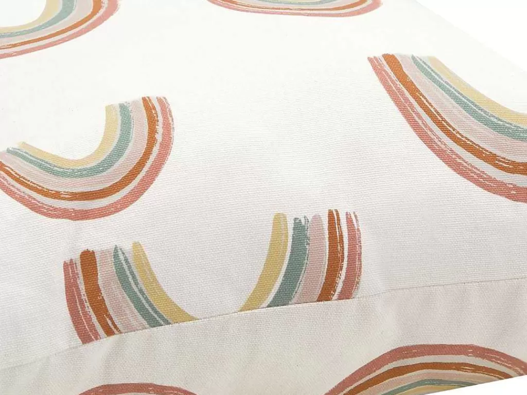 Têxtil De Casa*OZAIA Conjunto De 2 Almofadas Arco-Iris Em Algodao 45 X 45 Cm Multicolor - Archy