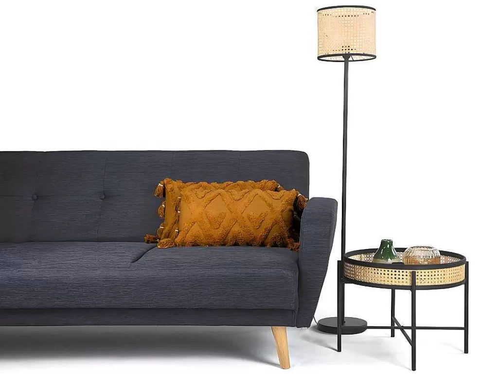 Têxtil De Casa*OZAIA Conjunto De 2 Almofadas Com Pompons - Algodao Tufado - 30 X 50 Cm - Amarelo Mostarda - Aspen