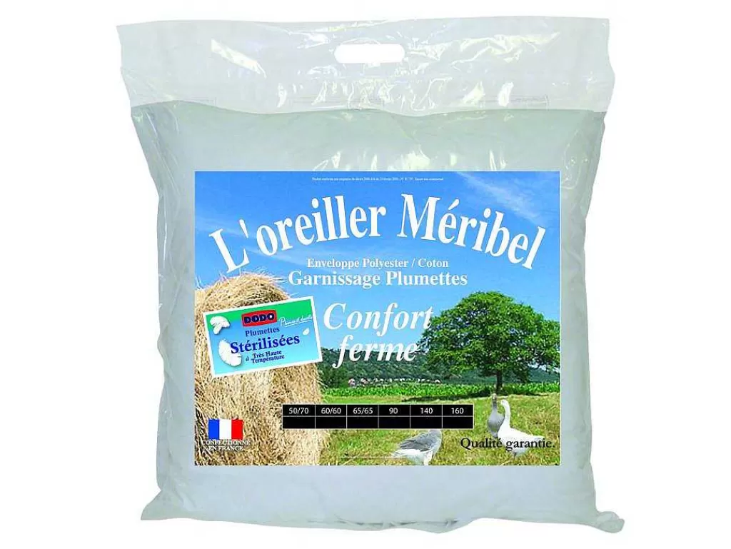 Almofada*DODO Conjunto De 2 Almofadas Naturais Firmes Com Penas 60 X 60 Cm - Meribel