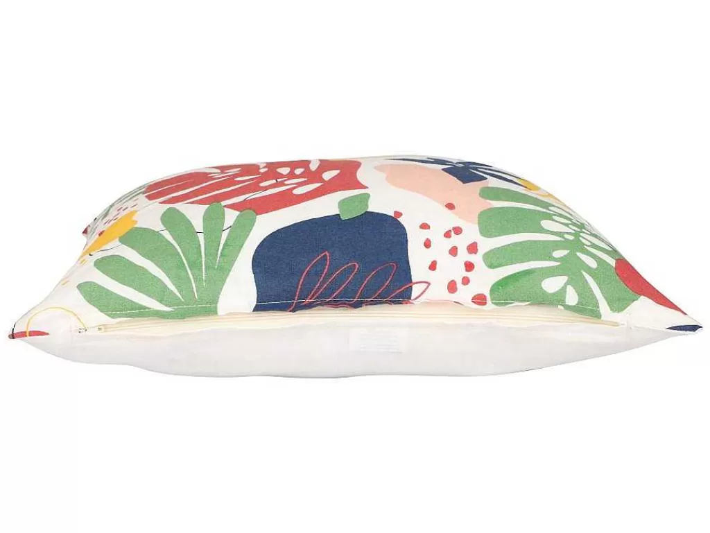 Decoração De Jardim*OZAIA Conjunto De 2 Almofadas Floridas Em Algodao 45 X 45 Cm Multicolor - Bariola