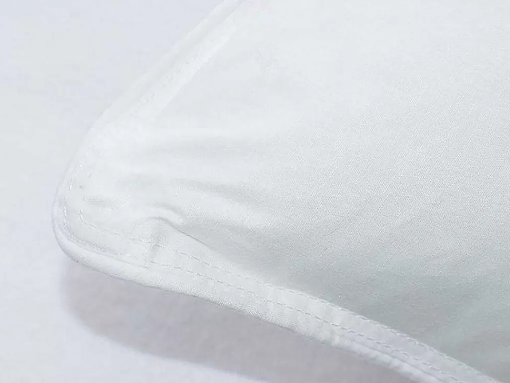 Almofada*Palacio Conjunto De 2 Almofadas Memória De Forma Memofill 50 X 70 Cm Percal De Algodao 91 Fios/Cm 750 G Branco - Auxence