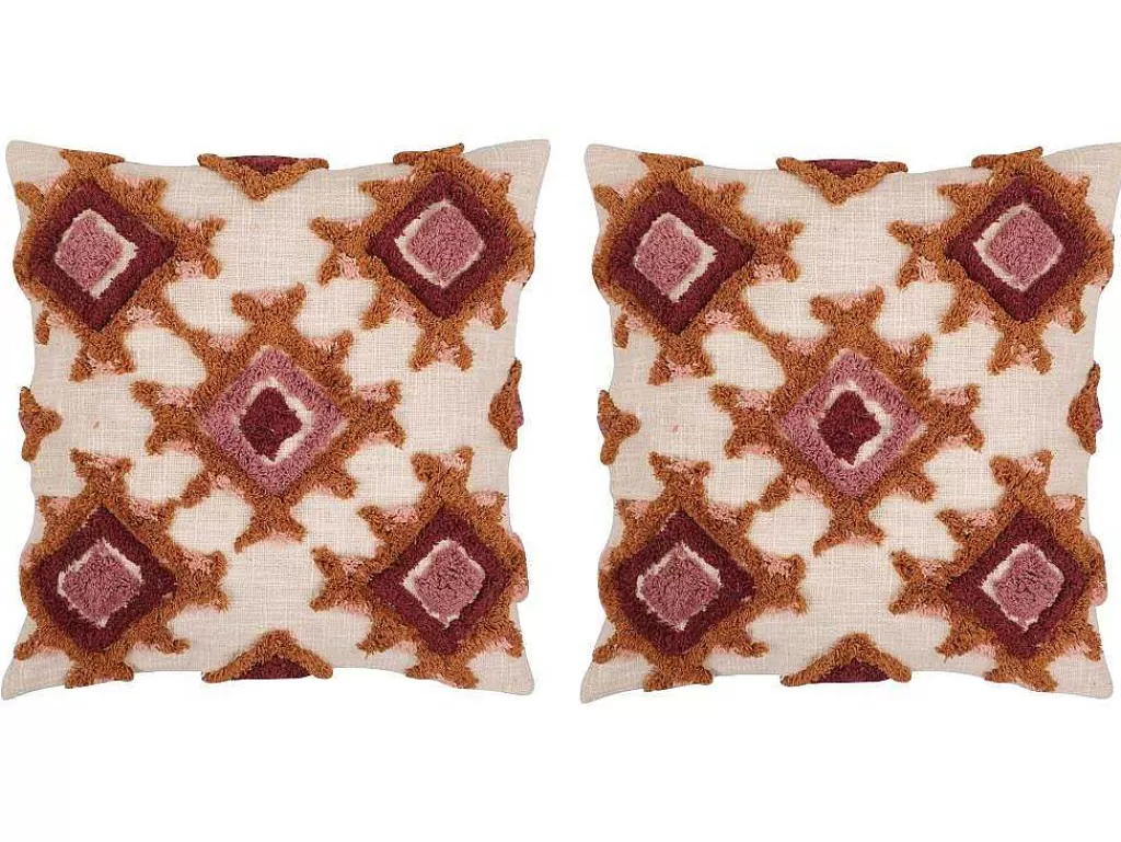 conjunto_de_2_almofadas_tufadas_45_x_45_cm_algodao_multicolor__magna_2.webp Têxtil De Casa*OZAIA Conjunto De 2 Almofadas Tufadas 45 X 45 Cm Algodao Multicolor - Magna