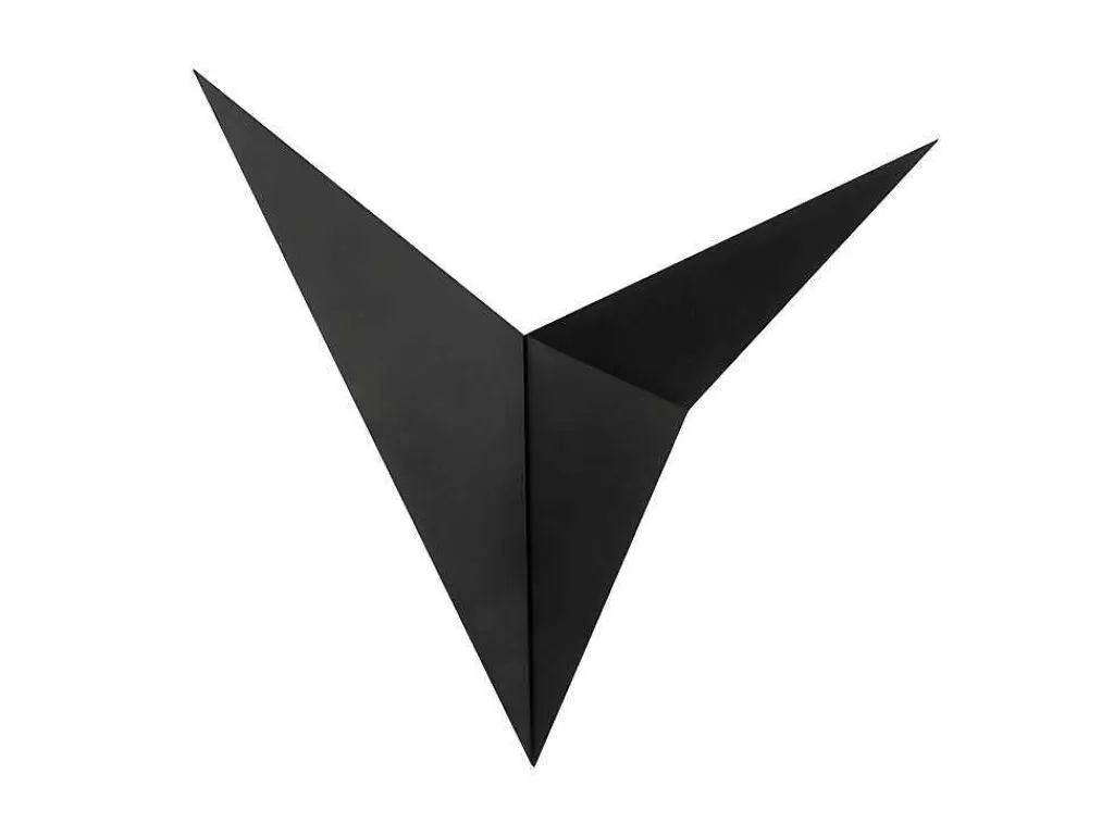 Candeeiro De Parede*OZAIA Conjunto De 2 Apliques Em Metal Birdo C34 X E5 X A34 Cm Preto