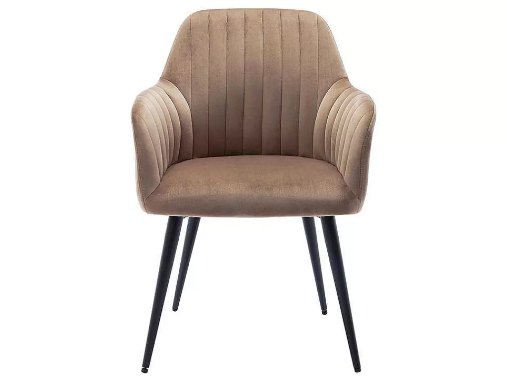 conjunto_de_2_cadeiras_com_apoios_de_bracos_em_veludo_e_metal_preto_cor_bege__eleana_3.webp Cadeira*Vente-unique Conjunto De 2 Cadeiras Com Apoios De Bracos Em Veludo E Metal Preto Cor Bege - Eleana