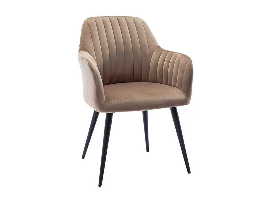 conjunto_de_2_cadeiras_com_apoios_de_bracos_em_veludo_e_metal_preto_cor_bege__eleana_4.webp Cadeira*Vente-unique Conjunto De 2 Cadeiras Com Apoios De Bracos Em Veludo E Metal Preto Cor Bege - Eleana