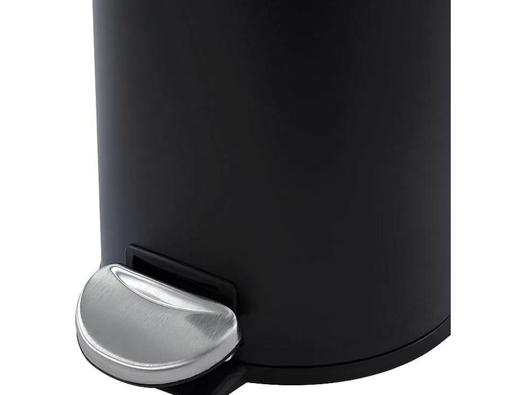 Acessórios E Arrumação De Cozinha*OZAIA Conjunto De 2 Caixotes Do Lixo Com Pedal Em Inox De 30 L E 3 L Cor Preto E Cobre - Pira