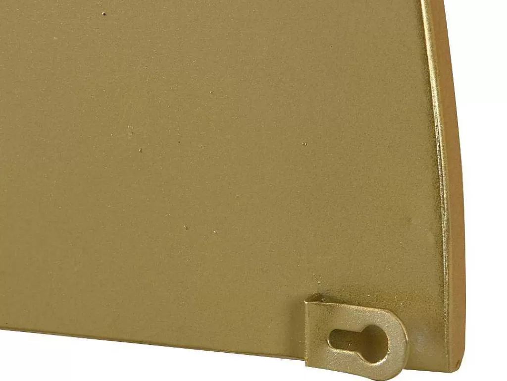 Espelhos*OZAIA Conjunto De 2 Espelhos Semicirculo Design Em Metal C50 X A100 Cm Dourado - Gavra