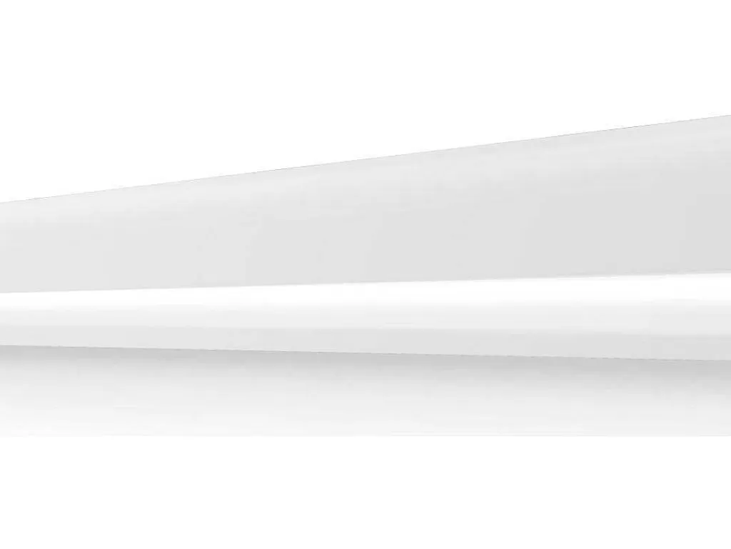 Rodape*Vente-unique Conjunto De 3 RodaPés Em Polistireno C290 X A10 Cm Branco - Coreo