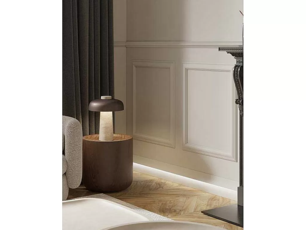 Rodape*Vente-unique Conjunto De 3 RodaPés Em Polistireno C290 X A15 Cm Branco - Radeno