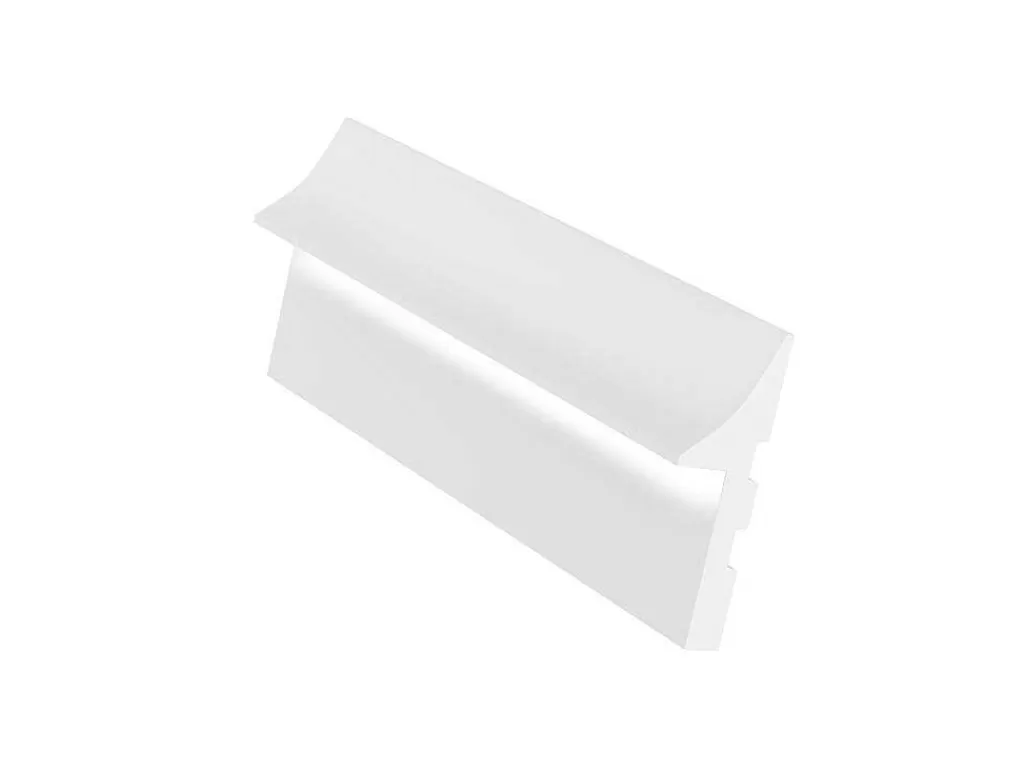 Rodape*Vente-unique Conjunto De 3 RodaPés Em Polistireno C290 X A15 Cm Branco - Radeno
