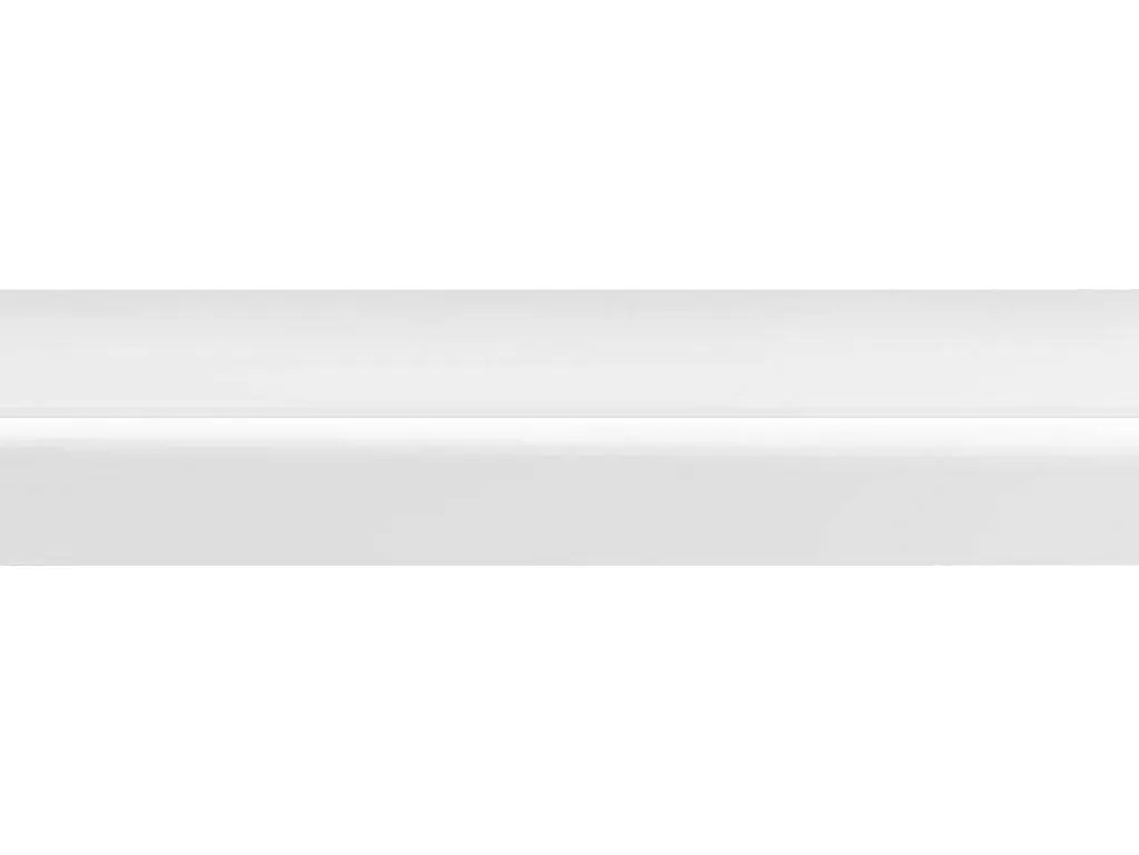 Rodape*Vente-unique Conjunto De 3 RodaPés Em Polistireno C290 X A15 Cm Branco - Radeno