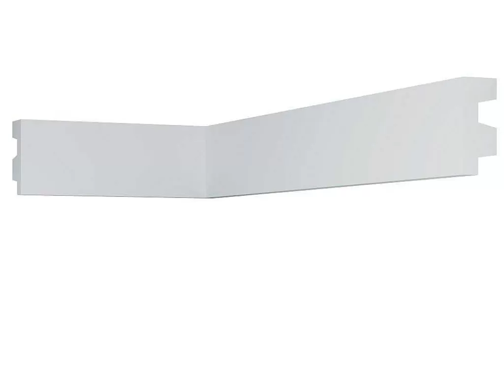 Rodape*Vente-unique Conjunto De 3 RodaPés Em Polistireno C290 X A5 Cm Branco - Ardeo