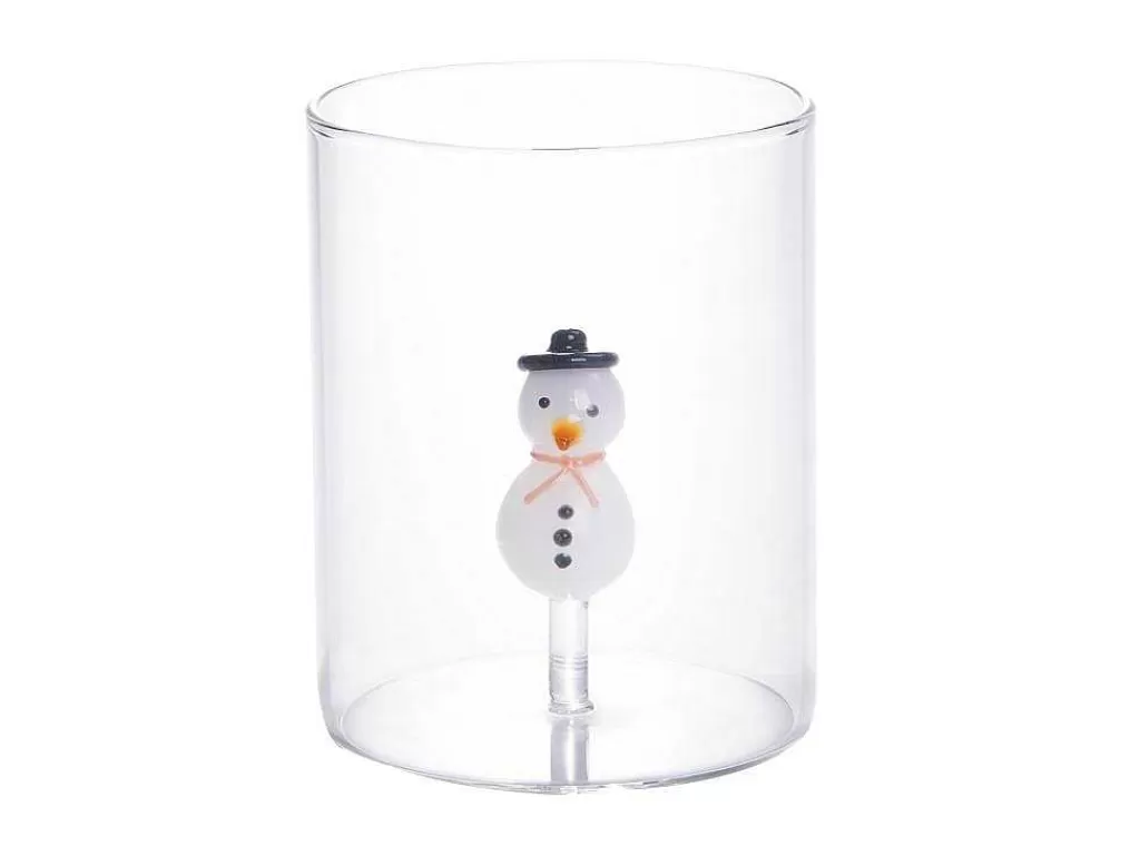 Louça E Utensílios De Cozinha*OZAIA Conjunto De 4 Copos Com Motivos De Natal D.7,5 X A.9,5 Cm - Scopa