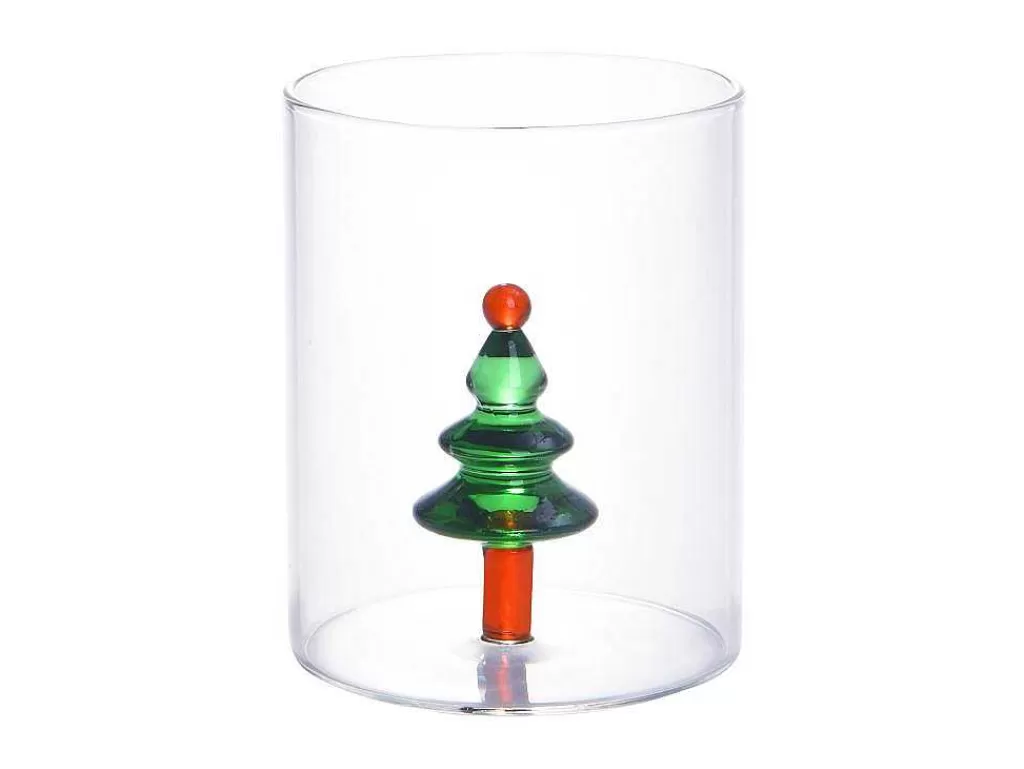 Louça E Utensílios De Cozinha*OZAIA Conjunto De 4 Copos Com Motivos De Natal D.7,5 X A.9,5 Cm - Scopa