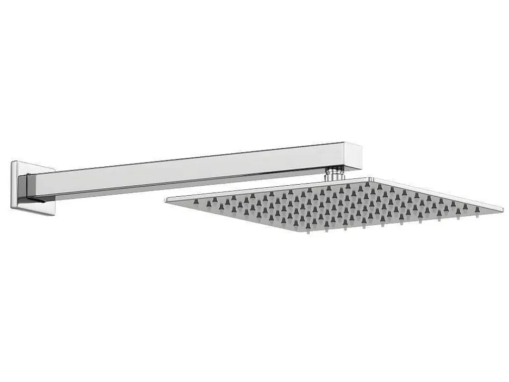 Coluna De Duche*Shower & Design Conjunto De Duche Encastravel Com Torneira Misturadora Termostatica Cor Niquel Escovado - Terek